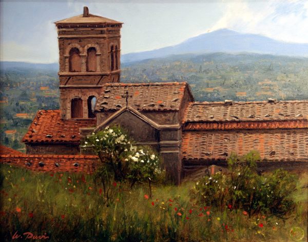 Church of Santa Margherita, Cortona, Italy by William R Davis