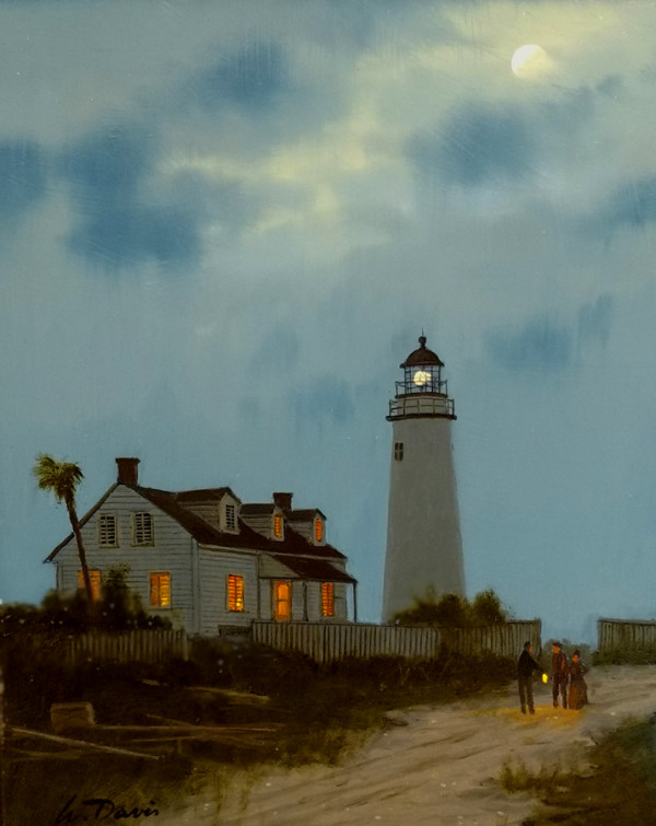 Key West Lighthouse by William R Davis