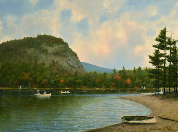 Echo Lake, Conway Valley, NH by William R Davis