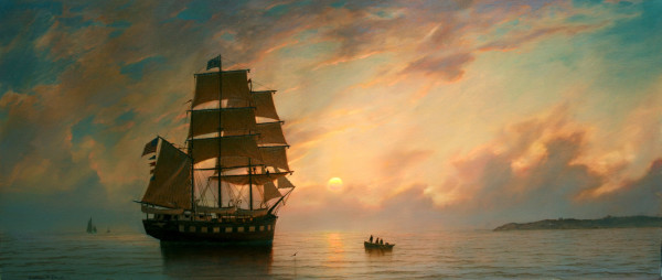 Sunset Rendezvous by William R Davis