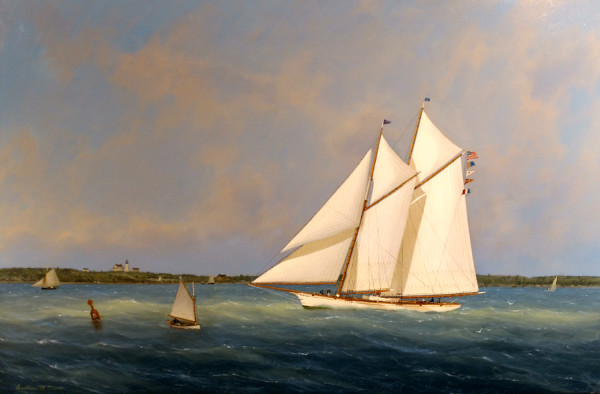 Yachting off Tarpaulin Cove by William R Davis