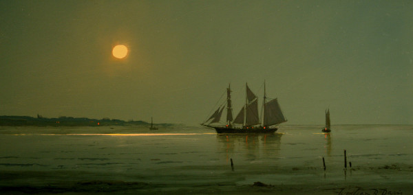 Moon Rise by William R Davis