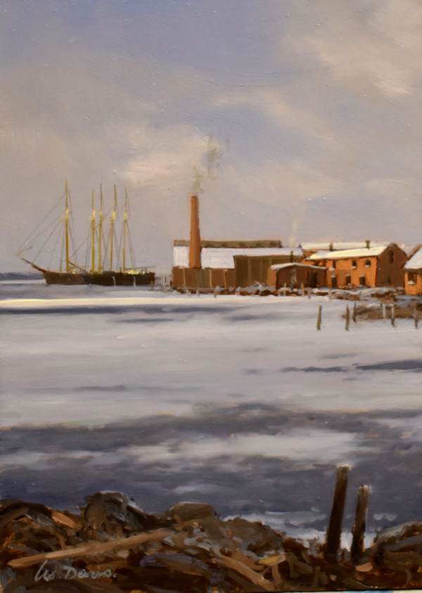 Pacific Guano Works, 1882  Penzance Point, Woods Hole by William R Davis