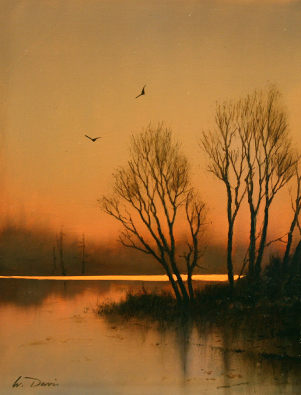 November Sunset by William R Davis