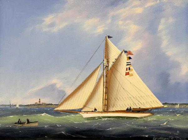 New York Yacht Club, Yacht Milicete by William R Davis