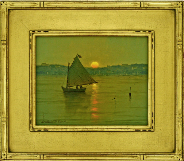 Sunset Sail by William R Davis