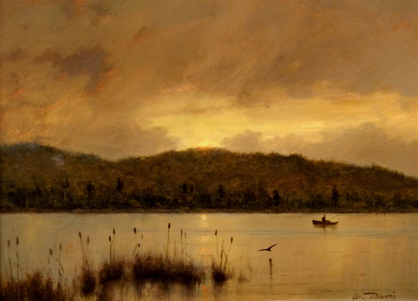 Late Hours Fishing by William R Davis