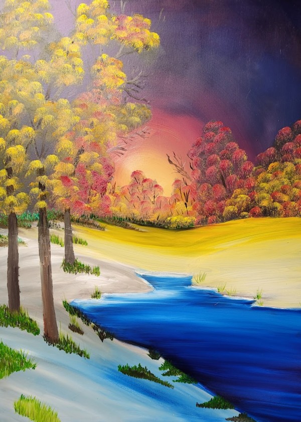 Golden Sunset by Barbara J Zipperer