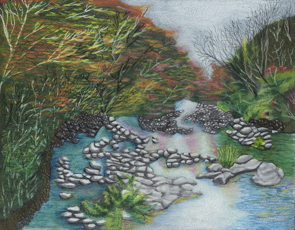 Colorful Creek by Barbara J Zipperer
