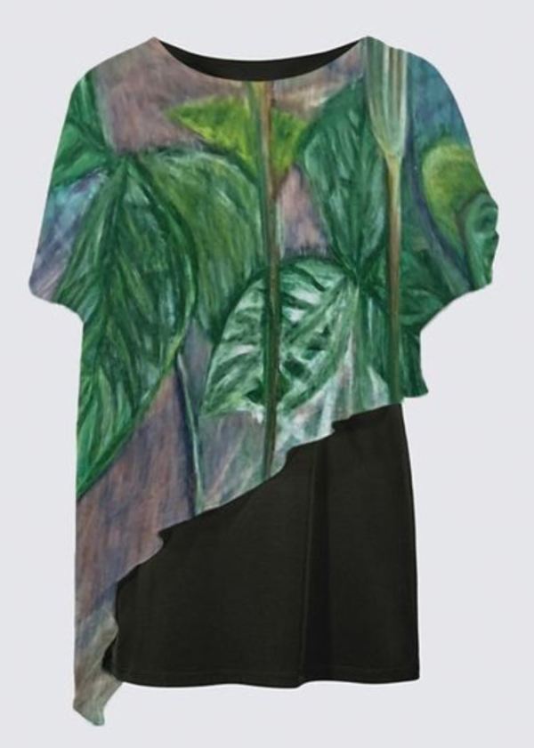 YOKO CAPE TUNIC - JACK IN THE PULPIT by Barbara J Zipperer