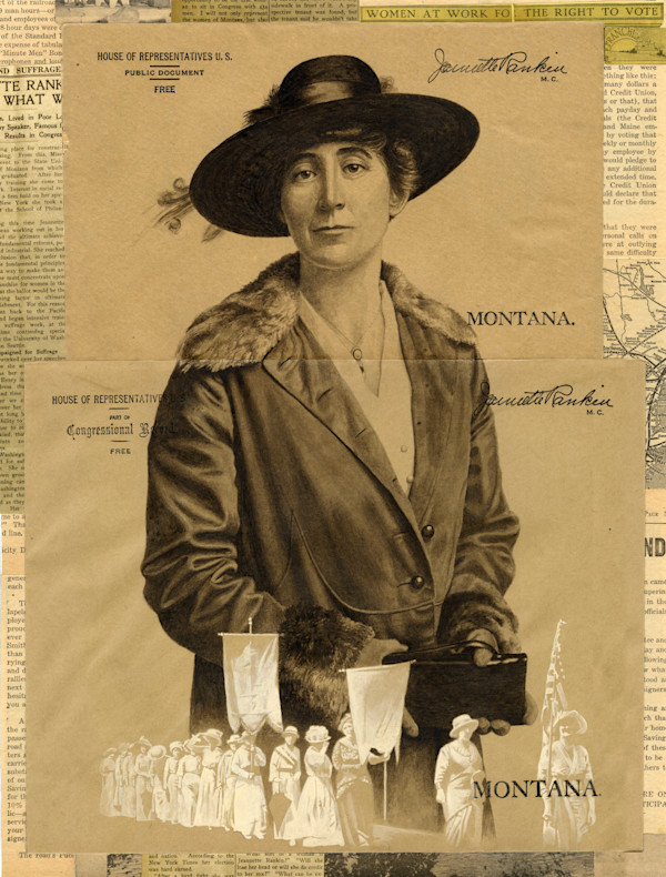 Jeannette Rankin by Jessica Glenn