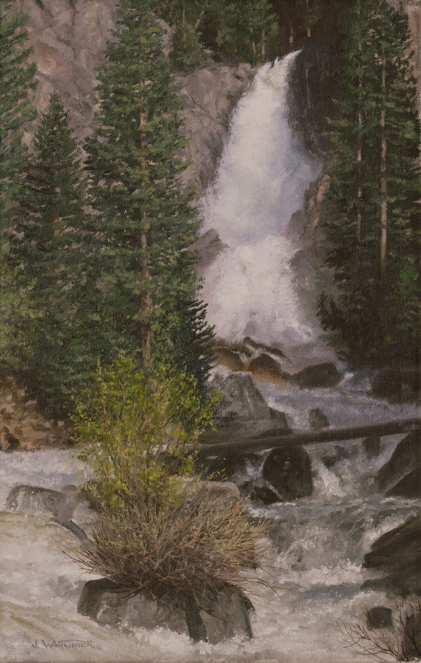 Fish Creek Falls by John Whytock - Oak Rose Studio