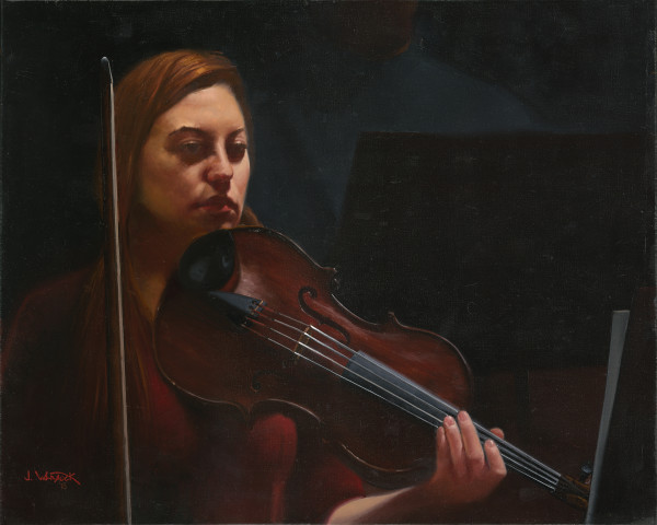 Poised to Play by John Whytock - Oak Rose Studio