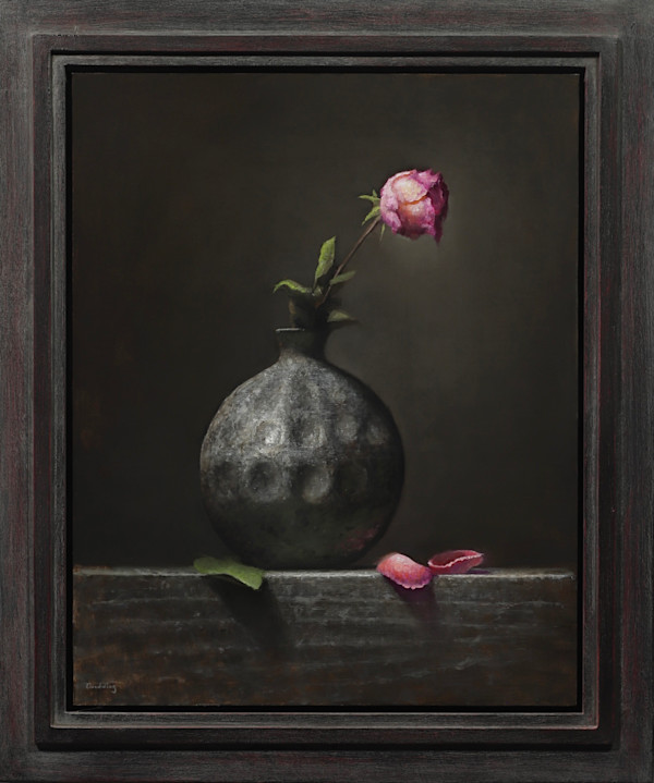 Single Pink Rose by Jeremy Goodding