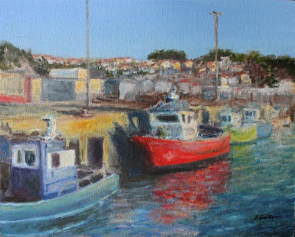 Boats in Afurada II by Ari Constancio