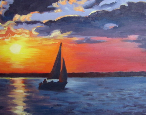 Sunset Sail Series #1 by Kerry Marquis