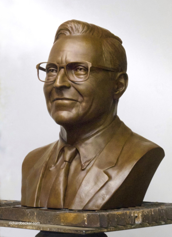 Bust of James C. Flood by Richard Becker