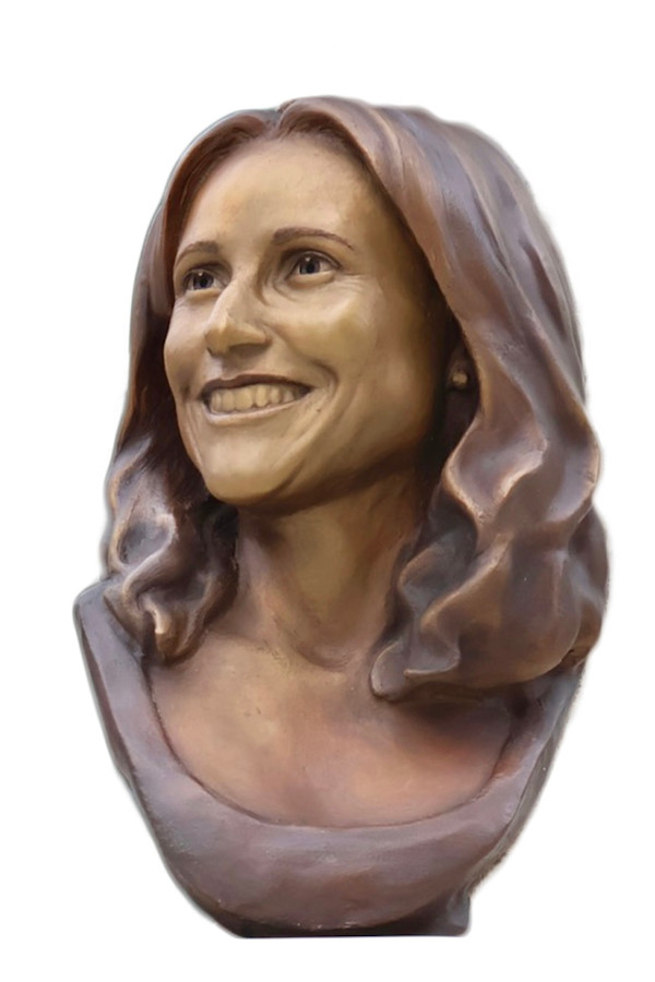 Julia Louis-Dreyfus Bust for the Television Hall of Fame by Richard Becker