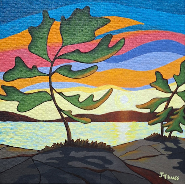 Shoreline Glow by Jane Thuss