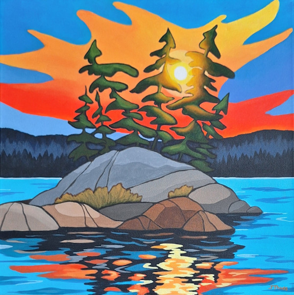 September Sunset by Jane Thuss