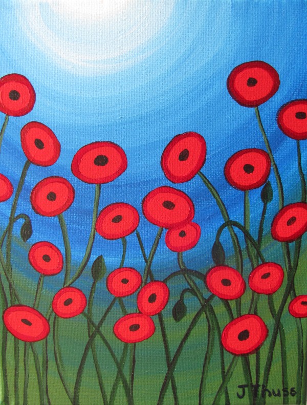 A Field of Poppies by Jane Thuss