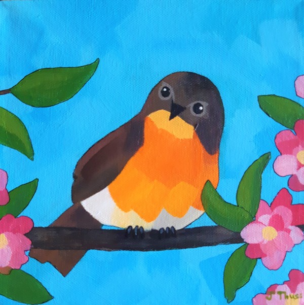 Robin in the Spring by Jane Thuss