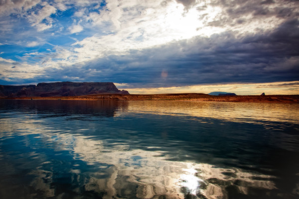 Serenity Lake Powell by Rochelle Berman