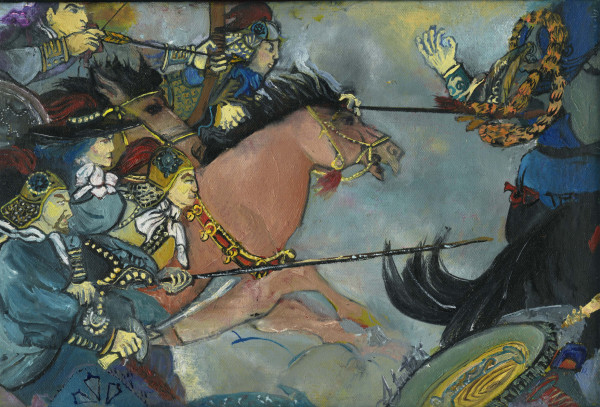 Genghis Flees by Andrea Sartori