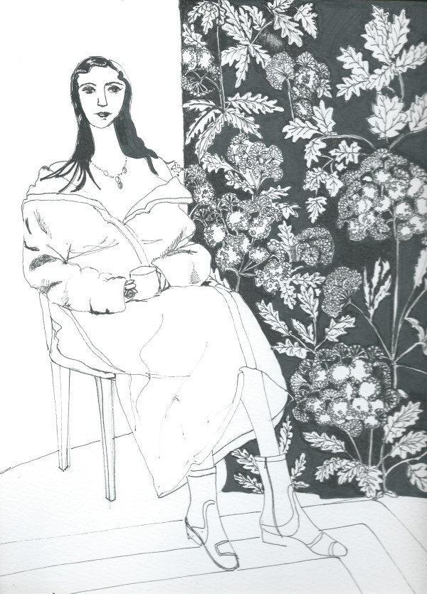 Girl with tea by Andrea Sartori