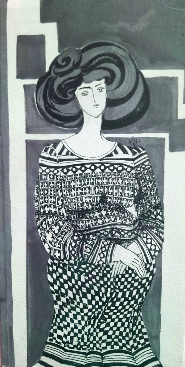 Woman Waiting by Andrea Sartori