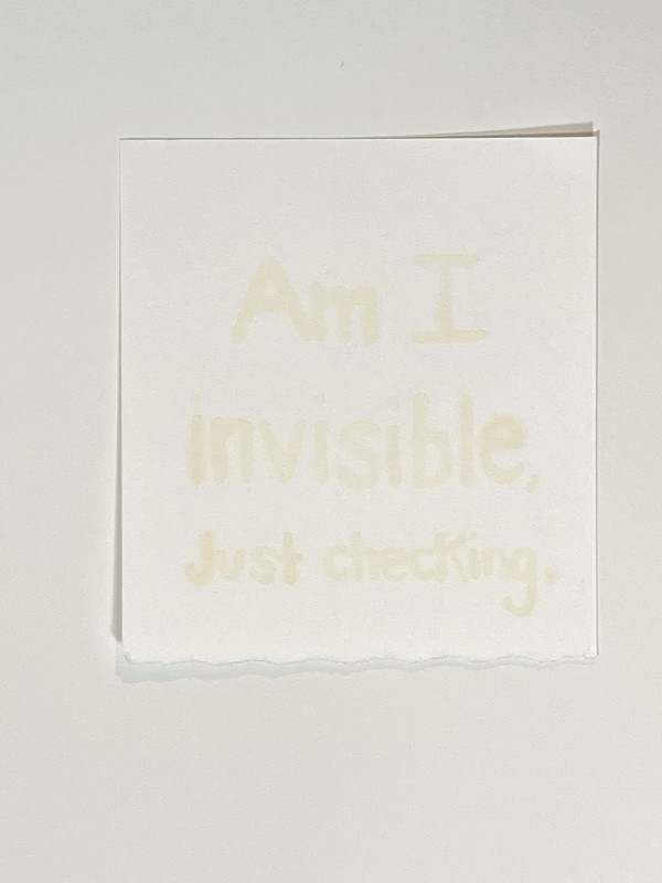 Am I invisible