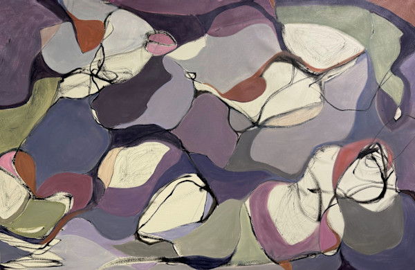 Lilac Fields II by JL Schwartz Art
