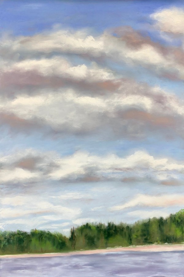 Clouds Over Lake Gaston by Jane D. Steelman
