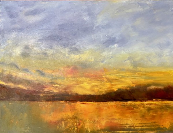 Sunset Lake I by Jane D. Steelman