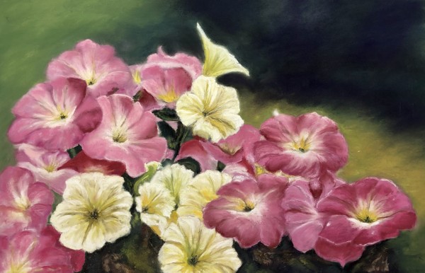 Pink Petunias and Friends by Jane D. Steelman