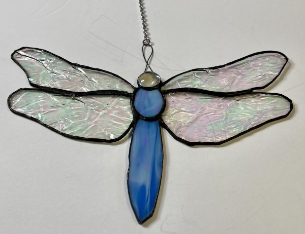 Stained Glass Dragonfly 9 by Jane D. Steelman