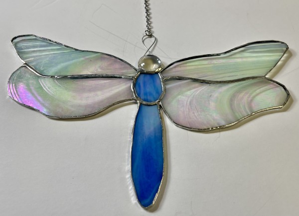 Stained Glass Dragonfly 6 by Jane D. Steelman