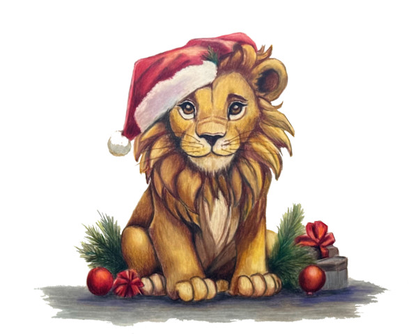 Holiday LIon by Jane D. Steelman