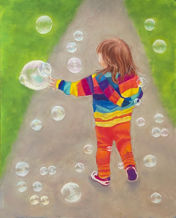 Phoebe's Bubbles (commission) by Jane D. Steelman