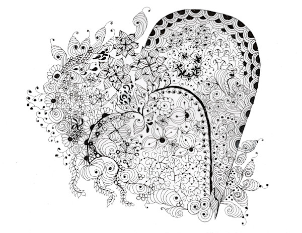 Zen Heart 1 by Jane D. Steelman, Image 1.