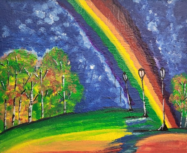 Rainbow Walk by Krystina V