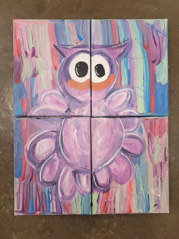 Four Piece Owl by Patricia   F.