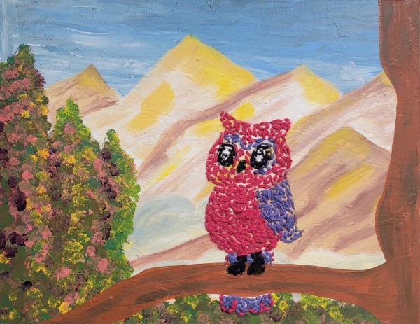 Red Owl by Patricia   F.