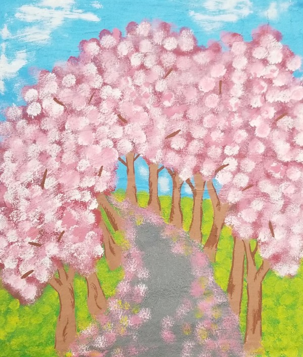 Cherry Blossoms by Ruth A