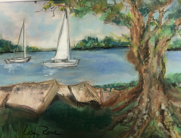 By the Marina by Lisa Rose Fine Art