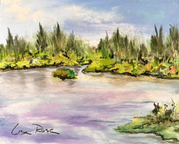 Edge of Lagoon by Lisa Rose Fine Art