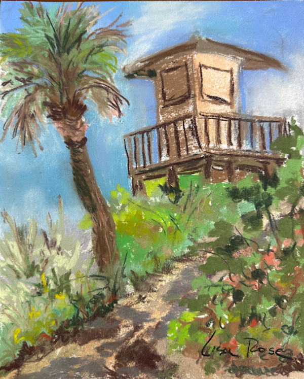 Treasure Shores Lifeguard Station by Lisa Rose Fine Art
