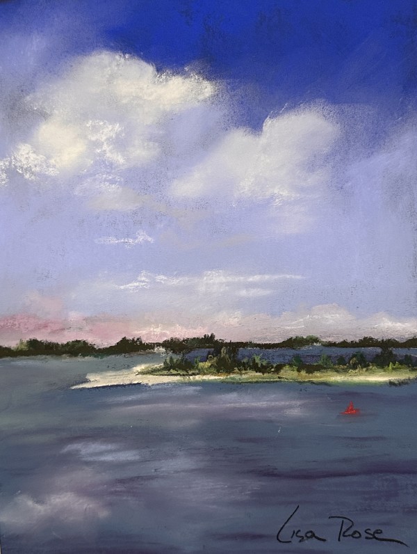 View from East Hampton Town Dock by Lisa Rose Fine Art