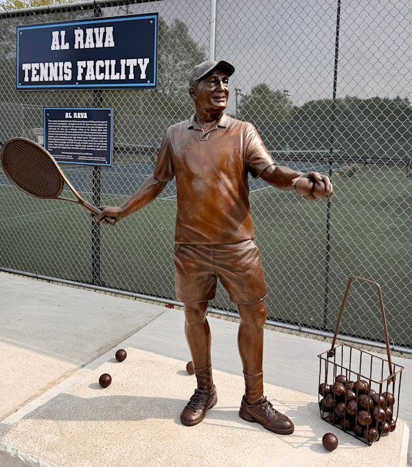 Al Rava Memorial Sculpture by Jason Johnston, Image 1.