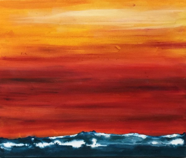 Red Sky at Night Series #3 by Wendy Fee
